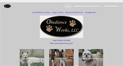 Desktop Screenshot of obedienceworks.com